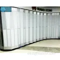 Puerta de obturador de policarbonato transparente de nuevo estilo